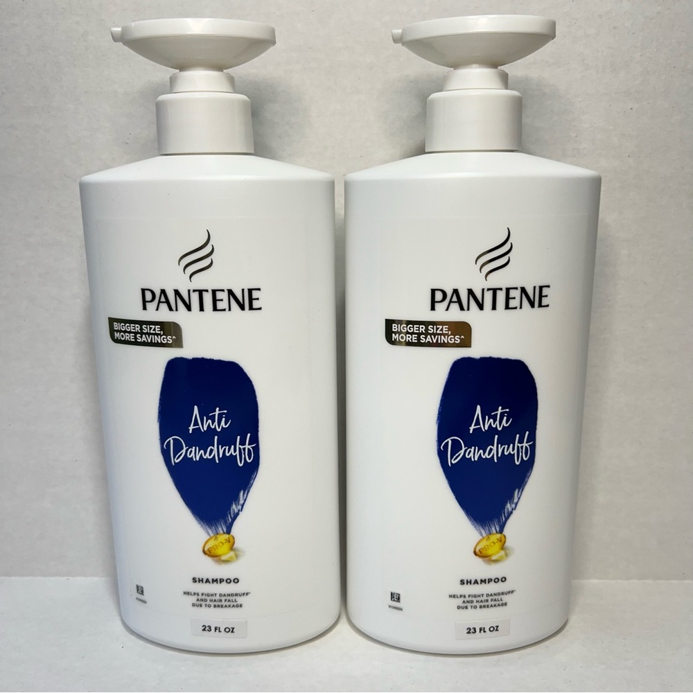 Pantene Anti Dandruff Shampoo 2 Bottles 23oz New Pump